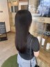 【湿気対策／美髪矯正】カット＋酸性ストレート／学割→￥13,200【福島】