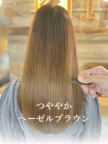 キース ヘアアンドメイク 恵比寿(kith. hair&make)&nbsp;【kith.恵比寿】艶ストレートロング/髪質改善/ヘーゼルブラウン