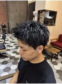 MEN'S HAIR/スパイキーショート/短髪/ピンパーマ