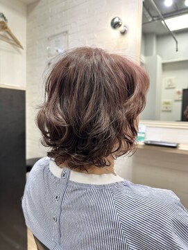 クレス 新宿御苑前(cresc) ミセスパーマヘア♪  50代/60代/白髪ぼかし/白髪染め