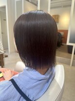 スペックホルダーミミ(Spec Holder mimi) くびれヘアボブ×ブラウンカラー 8.22