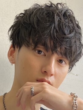 クワトロレオーネ 大阪梅田茶屋町(QUATTRO LEONE) マッシュ/ニュアンスパーマ/ワンカールパーマ/メンズヘア