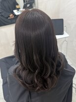 ミヨン 京橋店(miyon)&nbsp;【miyon】韓国レイヤーカット×暗髪カラー×髪質改善