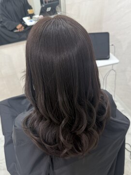 ミヨン 京橋店(miyon) 【miyon】韓国レイヤーカット×暗髪カラー×髪質改善