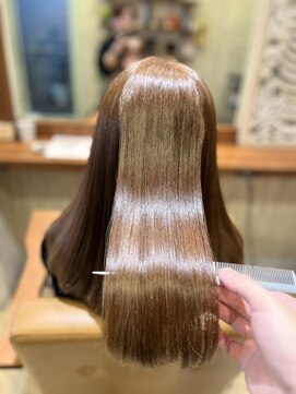 アルバ 宇都宮市(Alba) 髪質改善カラー　ミストベージュ