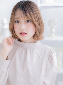 モッズヘア 越谷(mod's hair) アンブレラカラーくせ毛風小顔プードルボブc7越谷20代30代40代