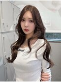 【稲永麻衣】レイヤーカット+顔まわり+ロングヘア+韓国ヘア