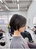 ショートボブくびれヘア韓国風レイヤーボブレイヤーカット