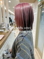 ループ(LOOP)&nbsp;デザインカラー/アンブレラ×インナーカラー/ピンク