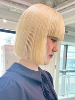 DATE梅田 ダブルカラー/ブリーチなしダブルカラー/ハイトーン【4月上旬OPEN(予定)】 ダブルカラー/ケアブリーチ/ミルクティーベージュ/レイヤー/梅田