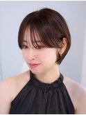 前髪あり大人ショート 30代40代50代【AIN.表参道】川原