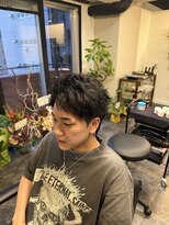 ノイ(NOI)&nbsp;MEN’S HAIR/波巻きツイストスパイラル/リバースセンターパート