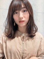 【GARDEN田中麻由】透明感ことりベージュ×ワンカール毛先パーマ