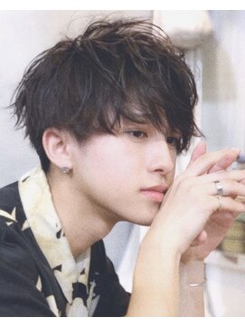 ベル 銀座5丁目店(Belle) Belleメンズ ゆるパーマ×ゆるマッシュ 好感度ヘア