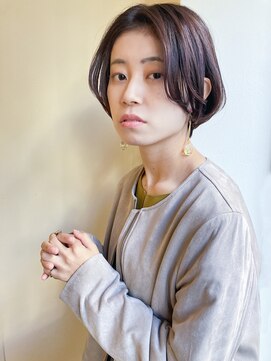 ブカブク(BUKA BUKU) ショートボブ ココアベージュ