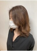 ひし形Cカーブくびれレイヤーカット