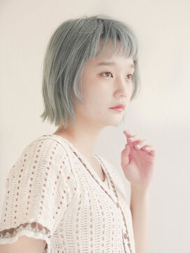 ジュール 大分(Joule) セクションカラー/ペールベージュ/透明感ボブ[大分駅]