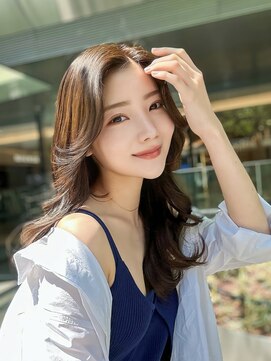 コア 銀座(COA) 前髪に合わせ/リフトレイヤー/ナチュラル/くびれ巻き/モテ髪