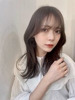 【韓国くびれヘア×シースルーバング】