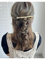 ベルフェミンクレイル(Belle femin CLAIRE)&nbsp;half up arrange★masami style