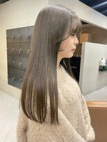 ヘアー アイス ルーチェ(HAIR ICI LUCE)&nbsp;オリーブグレージュ グレージュ ブリーチなしカラー /林