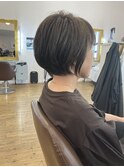 大人可愛い20代30代40代50代60代ショートボブ/大分/別府