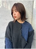 髪質改善*オリーブグレージュボブ*美髪【Zina高田馬場】