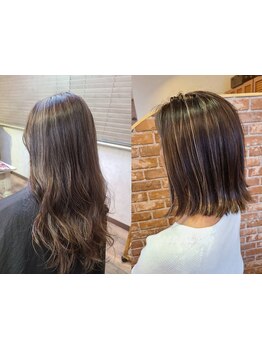 明るいぼかしから、暗めのぼかしまでライフスタイルに合わせて理想のカラー叶えます☆