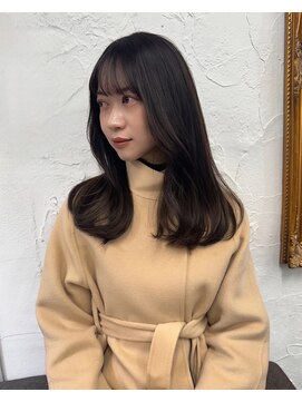 エル バイ ホーム(L by HOME) くすみベージュ　透明感カラー　顔周りカット　ベージュヘア