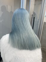 ジーナ オモテサンドウ(XENA)&nbsp;水色カラー×ホワイトグレージュ×ハイトーン×ブルーカラー