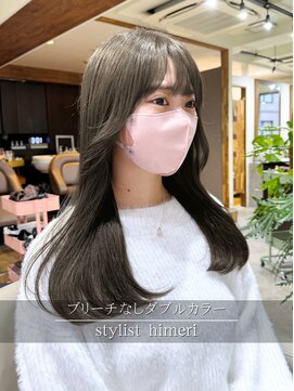 アミー 銀座(Ammy) 顔まわりカット/ブリーチなしカラー