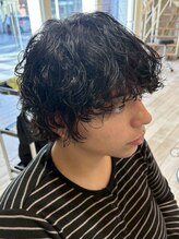 クラップス 横須賀中央店(CLAPS) 横須賀シャドウパーマウルフカットメンズパーマスパイラルパーマ