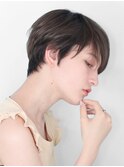 ショート・ボブ/丸顔/前髪あり/絶壁解消/30代/40代/50代/くびれ