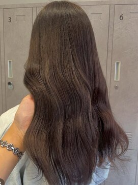 アース コアフュールボーテ 東松山店(EARTH coiffure beaute) ナチュラルベージュ_ヨシンモリ_顔周りレイヤー_レイヤーカット