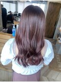 【ANGELICA 久毛】　ゆる巻きレッドブラウン