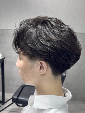 テクト バイアッシュ 吉祥寺店(Tect by Ash) 海外風テーパーフェードニュアンスパーマセンターパート