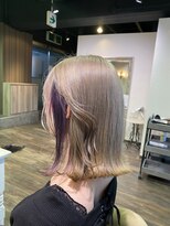 ヘアアンドメイク コルト フォークロア(HAIR&MAKE COLT FOLKLORE)&nbsp;ミルクティーグレージュ×ラベンダー