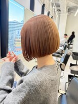 ヌーヴェル(nouvelle)&nbsp;丸みボブ×ハイトーン