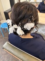 エルエス(L/S hairmake & Bridal)&nbsp;短い髪でもふわふわアップ