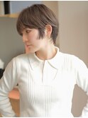 ハイライトカラー×大人フェミニンショート