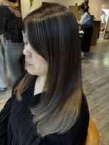 ジャストビューティ ルフレ 金沢八景店(Just Beauty Rufure)&nbsp;バレイヤージュ/グレージュ/ブリーチカラー