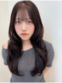 ash brown × layer cut _____