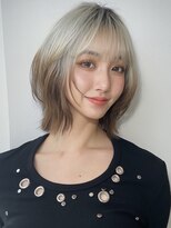 ダブルトーキョー シブヤ(W-TOKYO SHIBUYA)&nbsp;ショートウルフカットレイヤーカットボブカットハイトーン