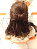 ブリエ(briller) ブリエ★結婚式★リボンハーフアップ