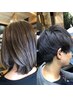 【大人女性におススメ♪】 カット+カラー(白髪染め)+トリートメント　￥12100