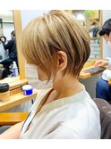 絶壁解消×イルミナカラー×前下がりくびれショート永田カズヤ