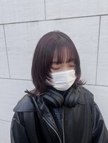 アンフィシュピトロワ(AnFye spi tlow)&nbsp;【AnFye】ウルフボブ×カシスピンク♪