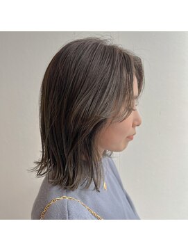 美容室 アイディー i-dee 透けブラウンカラー