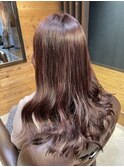 ラベンダーピンク×ハイライト