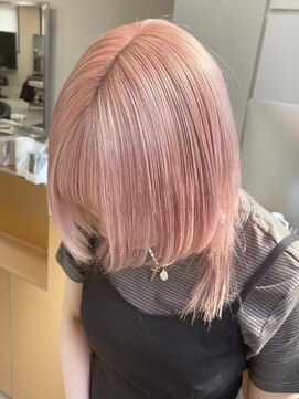 ベレーザシェルト(Beleza scelto) 4756ベビーピンク艶髪ハイトーンカラー韓国ヘアホワイトピンク